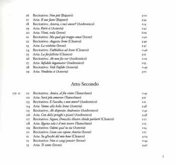 3CD Filippo Mineccia: Il Bajazet (1719)