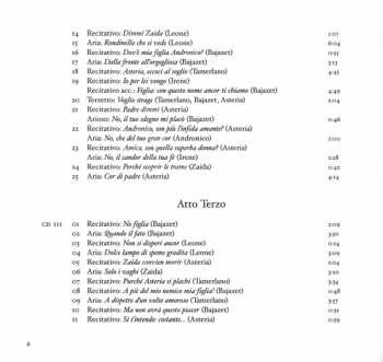 3CD Filippo Mineccia: Il Bajazet (1719)