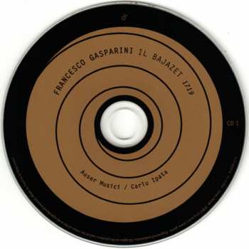 3CD Filippo Mineccia: Il Bajazet (1719)