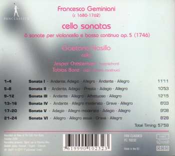 CD Francesco Geminiani: Cello Sonatas 