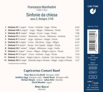 CD Capricornus Consort Basel: Sinfonia Da Chiesa Bologna 1709
