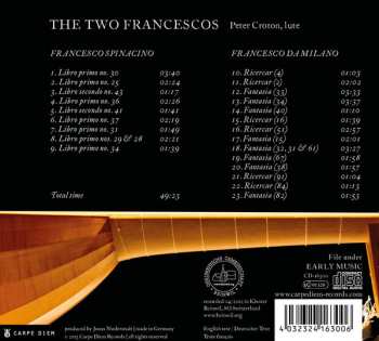 CD Francesco Canova da Milano: The Two Francescos