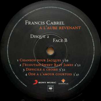 2LP Francis Cabrel: À L'aube Revenant