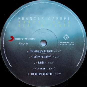 LP Francis Cabrel: Samedi Soir Sur La Terre