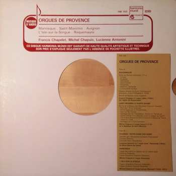 Album Lucienne Antonini: Orgues De Provence