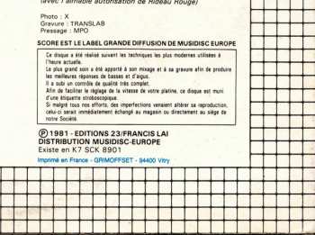 LP Francis Lai: Ses Musiques De Films