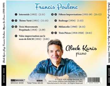 CD Francis Poulenc: Music For Piano (1918-1959)