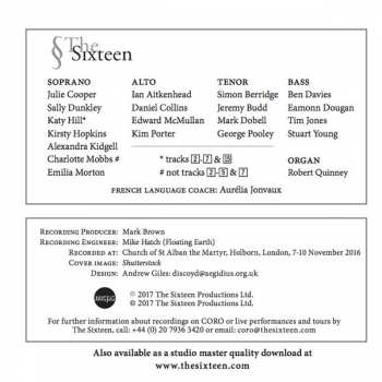 CD Francis Poulenc: Choral Works