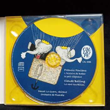 CD Francis Poulenc: L' Histoire De Babar Le Petite Elephant / Le Vent Tourbillon