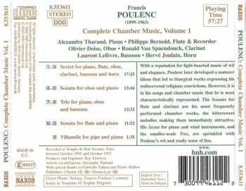 CD Francis Poulenc: Complete Chamber Music, Vol. 1