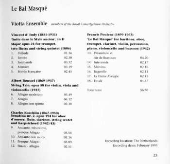 CD Francis Poulenc: Le Bal Masqué