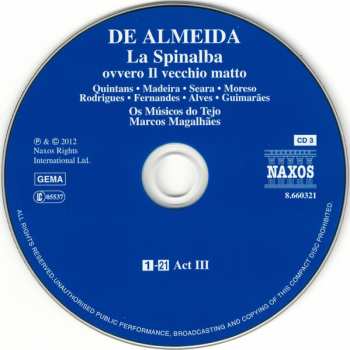 3CD Os Músicos Do Tejo: La Spinalba (Or The Mad Old Man)