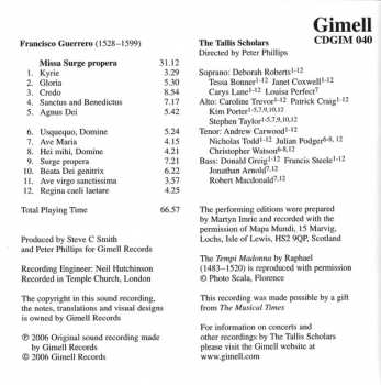 CD The Tallis Scholars: Missa Surge Propera
