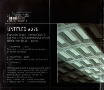 CD Francisco Lopez: Untitled #275