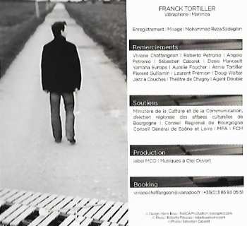 CD Franck Tortiller: Solo - La Leçon Des Jours