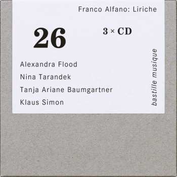 3CD Franco Alfano: Intregale Delle Liriche (sämtliche Klavierlieder)