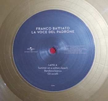 LP Franco Battiato: La Voce Del Padrone (40th Anniversary) DLX | LTD | CLR
