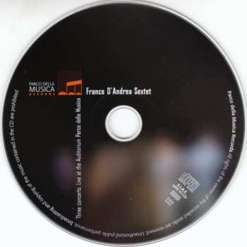 3CD/Doos Franco D'Andrea: Three Concerts. Live At The Auditorium Parco Della Musica