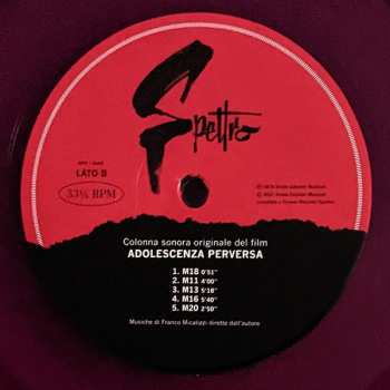 LP Franco Micalizzi: Adolescenza Perversa LTD | NUM