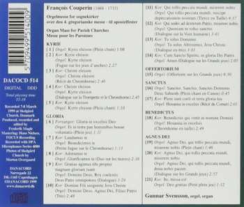 CD François Couperin: Orgelmesse For Klosterkirker = Organ Mass For Abbey Churches