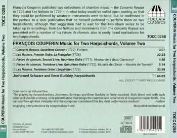CD François Couperin: Les Nations: Sonates Et Suites De Symphonies En Trio And Other Pieces For Two Harpsichords, Volume Two