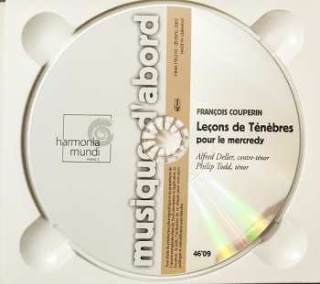 CD Alfred Deller: Leçons De Ténèbres