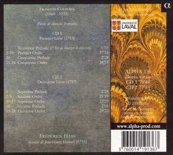2CD François Couperin: Pièces De Clavecin Des Livres I & II
