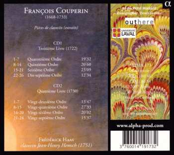 2CD François Couperin: Pièces De Clavecin Des Livres III & IV