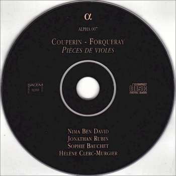 CD François Couperin: Pièces De Violes