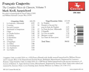 CD François Couperin: The Complete Pièces de Clavecin, Vol. 5