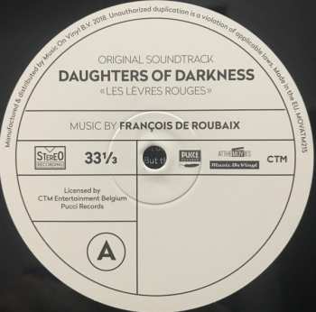 LP François De Roubaix: Daughters Of Darkness - Les Lèvres Rouges (Original Soundtrack)