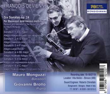 CD François Devienne: Six Sonatas Op. 24