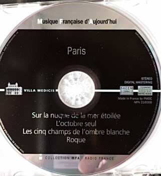 CD François Paris: Sur La Nuque De La Mer Etoilée