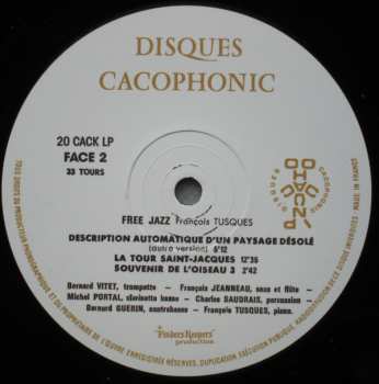 LP Francois Tusques: Free Jazz