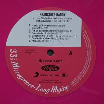 LP Françoise Hardy: Mon Amie La Rose LTD | CLR