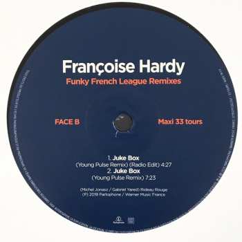 LP Françoise Hardy: Funky French League Remixes - J'écoute De La Musique Saoûle / Juke Box