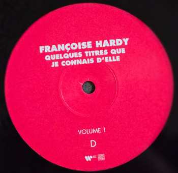 2LP Françoise Hardy: Quelques Titres Que Je Connais D'elle (Vol. 1)