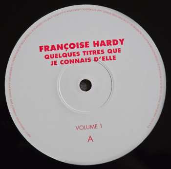 2LP Françoise Hardy: Quelques Titres Que Je Connais D'elle (Vol. 1)