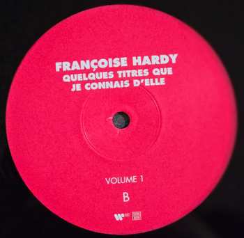 2LP Françoise Hardy: Quelques Titres Que Je Connais D'elle (Vol. 1)