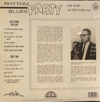 LP Frank Ballard With Phillip Reynolds Band: Rhythm Blues Party CLR | LTD