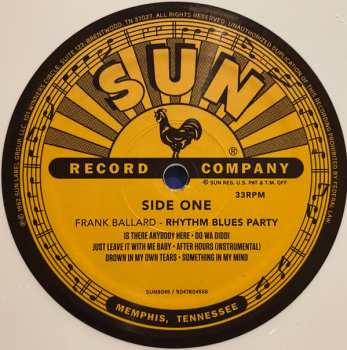 LP Frank Ballard With Phillip Reynolds Band: Rhythm Blues Party CLR | LTD
