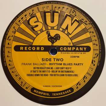 LP Frank Ballard With Phillip Reynolds Band: Rhythm Blues Party CLR | LTD