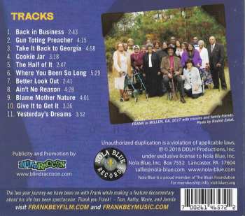 CD Frank Bey: Back In Business