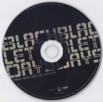 CD Frank Black And The Catholics: Black Letter Days