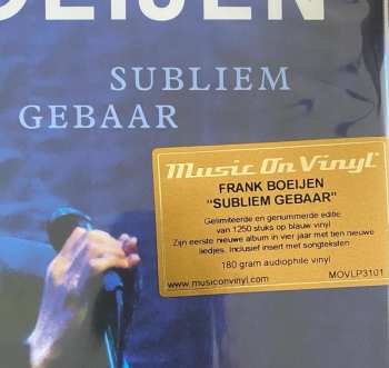 LP Frank Boeijen: Subliem Gebaar CLR | LTD | NUM