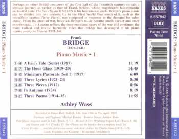 CD Frank Bridge: Bridge: Piano Music, Vol. 1
