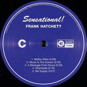 2LP Frank Hatchett: Sensational!