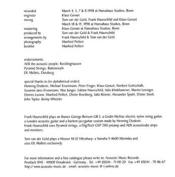 CD Frank Haunschild: Getting Closer