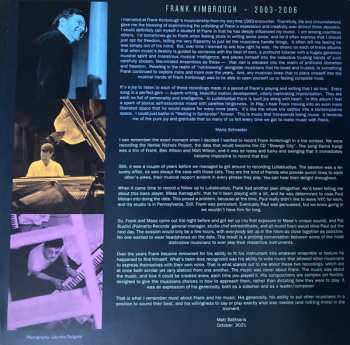 4LP Frank Kimbrough: 2003-2006 - Volume One: Lullabluebye / Volume Two: Play
