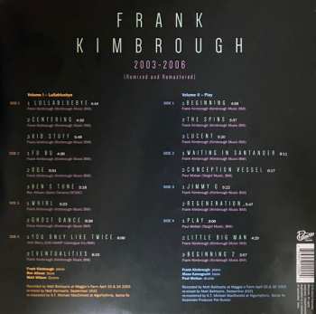 4LP Frank Kimbrough: 2003-2006 - Volume One: Lullabluebye / Volume Two: Play